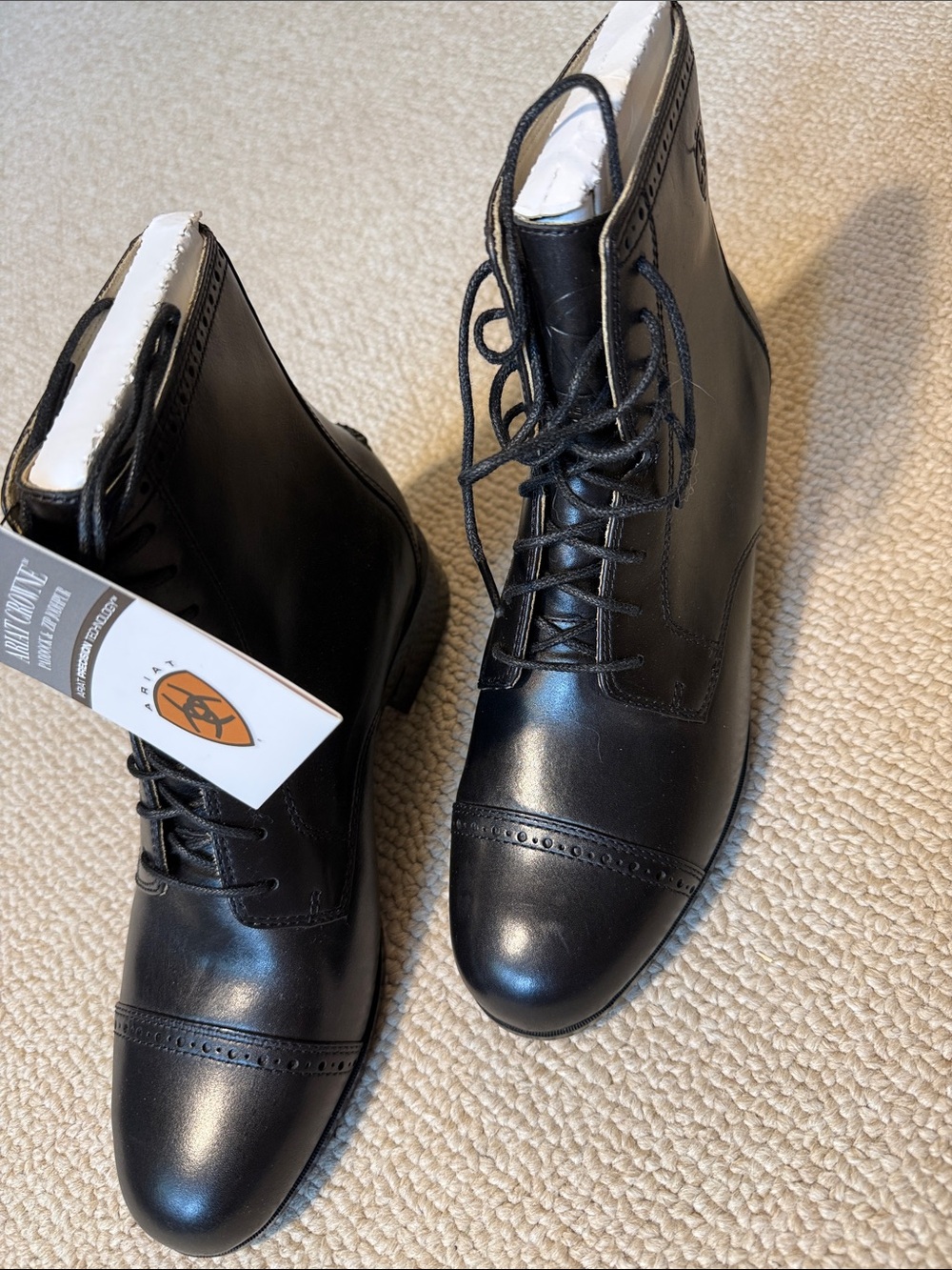 NWT Ariat Crowne Lace Paddock Boots size 6